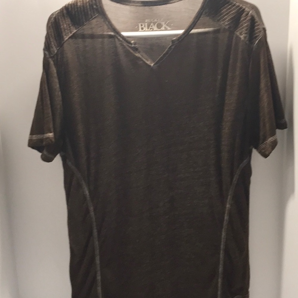 Buckle Black mens tee shirt